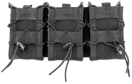 High Speed Gear Triple Rifle TACO Shingle Mag Pouch Black Nylon MOLLE Mount