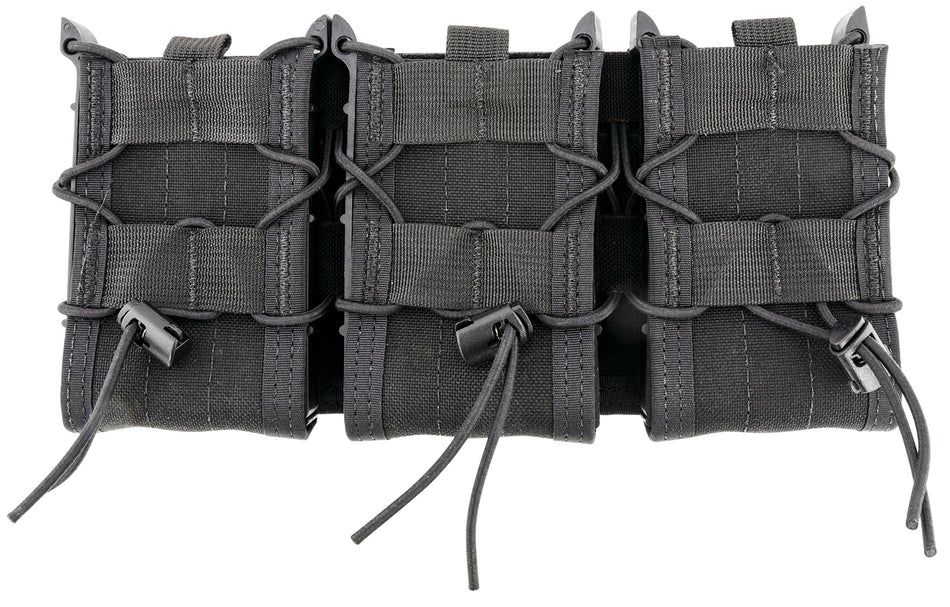 High Speed Gear Triple Rifle TACO Shingle Mag Pouch Black Nylon MOLLE Mount