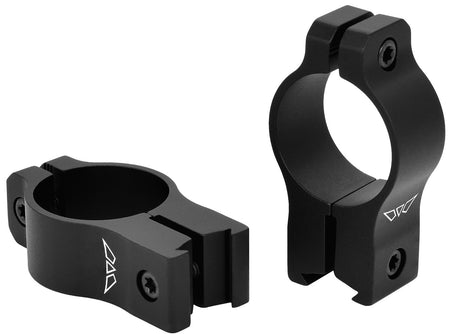 Warne V422M 1" High Vapor Aluminum Rimfire Rings Matte Black 3/8" Dovetail