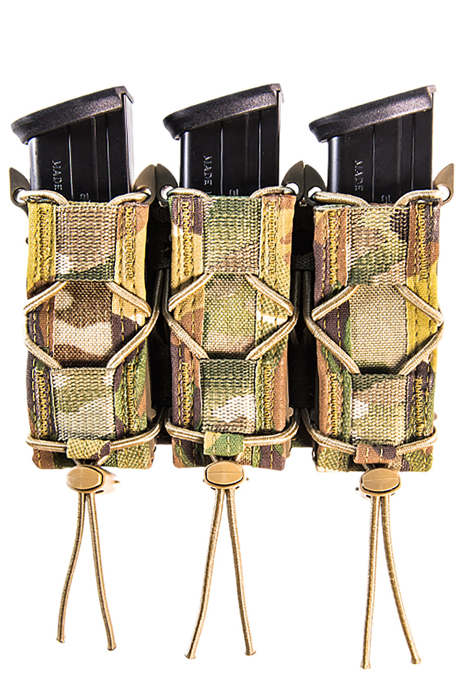 High Speed Gear Triple Pistol TACO Pouch MultiCam Nylon w/ MOLLE Clips