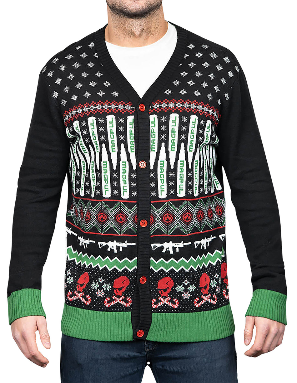 Magpul Christmas Krampus Sweater 3XL Long Sleeve Multi Color Cotton/Acrylic MAG1198-9693X