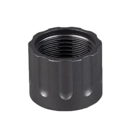 SilencerCo AC6 Delta 1/2"x28 Thread Protector Black Oxide Stainless Steel Finish