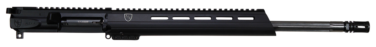 Alexander Arms UST17 Complete Upper 17 HMR 18" Black Cerakote M-LOK AR-15 Includes 2 Mags