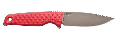 SOG SOG17790257 Altair FX 3.40" Fixed Clip Point TiCN Cryo CPM 154 Blade, Canyon Red Handle, Sheath Included