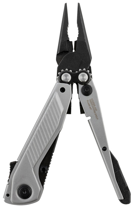 SOG SOG29550141 Flash MT 7-Tool Multi-Tool Black/Silver Cryo D2 Steel Assisted Open Blade