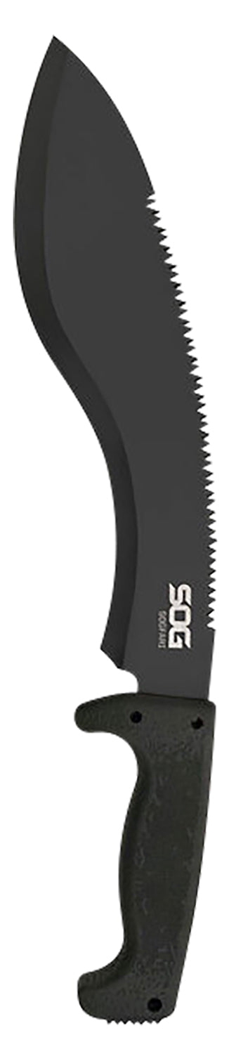 SOG SOGfari 12" Machete Hardcased Stainless Steel Blade Black Kraton Handle 18" Overall Length with Sheath
