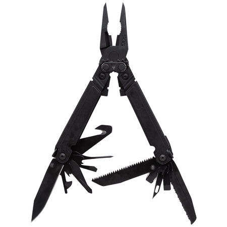 SOG PowerAccess Assist MT Black Stainless Steel 6.82" Multi-Tool 18 Tools Assisted Opening with Sheath