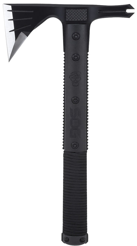 SOG Survival Hawk 3" Blade 12.10" Tomahawk with Black GRN Handle, Ferrocerium Rod, and Nail Puller
