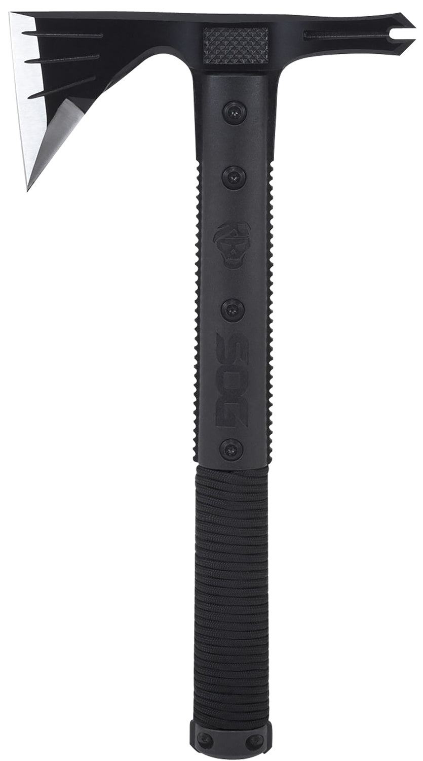 SOG Survival Hawk 3" Blade 12.10" Tomahawk with Black GRN Handle, Ferrocerium Rod, and Nail Puller