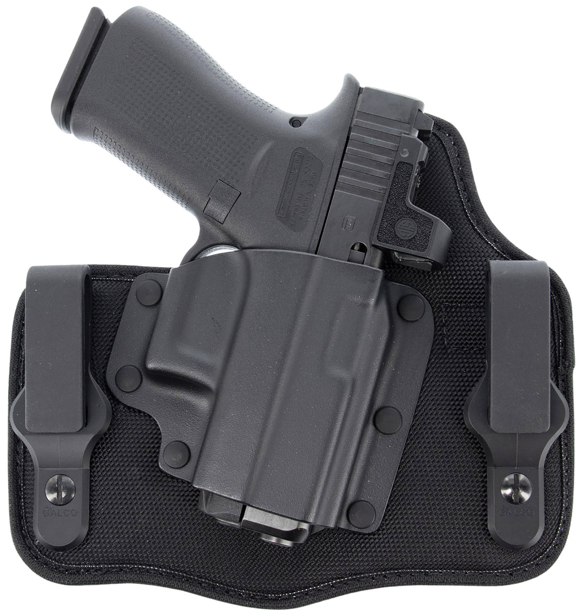 Galco KTC800RB KingTuk Cloud IWB Concealment Holster Black Kydex/Nylon for Glock 43 43X Hellcat Pro Right Hand