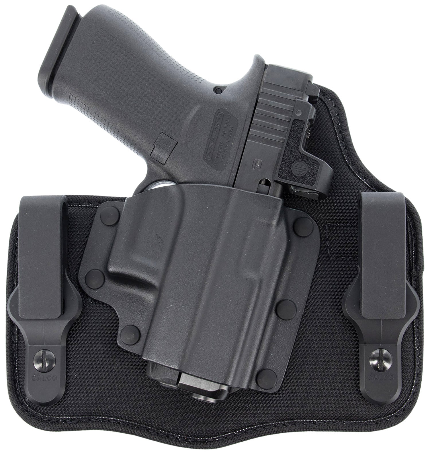Galco KTC800RB KingTuk Cloud IWB Concealment Holster Black Kydex/Nylon for Glock 43 43X Hellcat Pro Right Hand