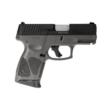 Taurus G3C "Black Slide/Gray Frame" Handgun 9mm Luger 12rd Magazines(2) 3.26'' Barrel