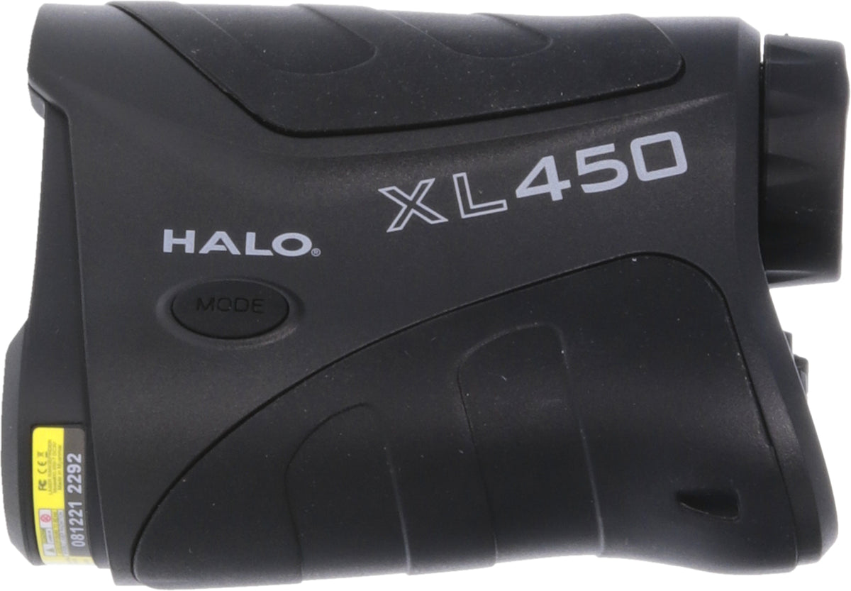 Halo Optics HALHALRF0096 XL 450 Black Laser Rangefinder 6x 450 yd Max AI Angle Technology Auto Acquisition