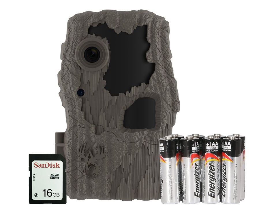 Wildgame Innovations Spark 2.0 18-Megapixel Trail Camera Lightsout w/ SD Card and Batteries