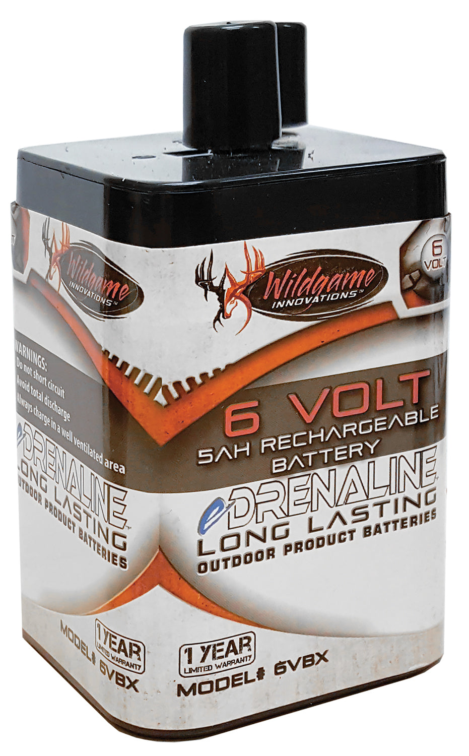 Wildgame Innovations 6V Rechargeable Spring Style Battery Black/Tan 5 mAh