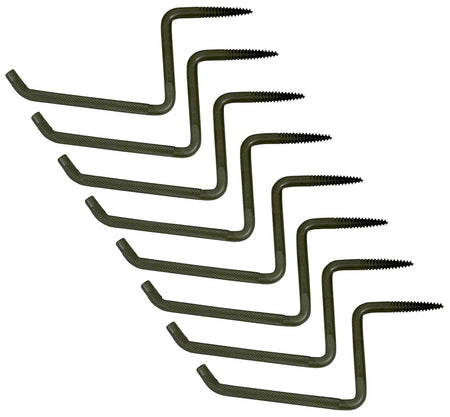 Ameristep 8-Pack Grizzly Tree Steps Black 6 Inch Wide