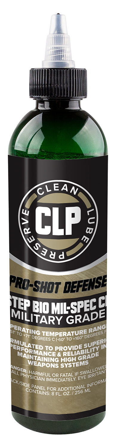 Pro-Shot Bio Mil-Spec CLP 8 oz Squeeze Bottle Firearm Cleaner Lubricant Protectant