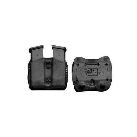 DeSantis Black Ambidextrous Double Magazine Pouch for G43