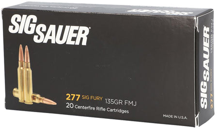 Sig Sauer Elite Ball Hunting, .277 Sig Fury, 135 Grain, Conventional Casing, 20/box