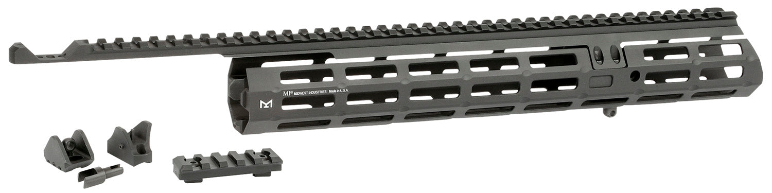 Midwest Industries MIMAR1895XRS Marlin 1895 M-LOK Extended Handguard 13.63" Picatinny Rail Black Anodized Iron Sights