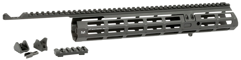 Midwest Industries MIMAR1895XRS Marlin 1895 M-LOK Extended Handguard 13.63" Picatinny Rail Black Anodized Iron Sights
