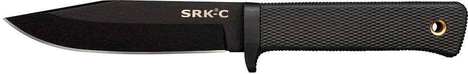 Cold Steel SRK Compact 5" Fixed Blade SK-5 Steel Tuff-Ex Finish Black Kray-Ex Handle Includes Sheath CS-49LCKD