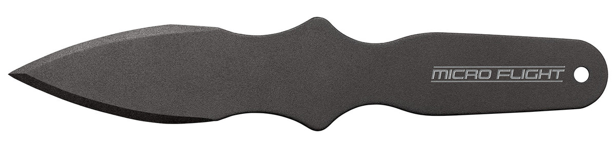 Cold Steel Micro Flight Thrower Fixed Plain Spear Point 550C Steel Blade Integral Handle CS80STMB