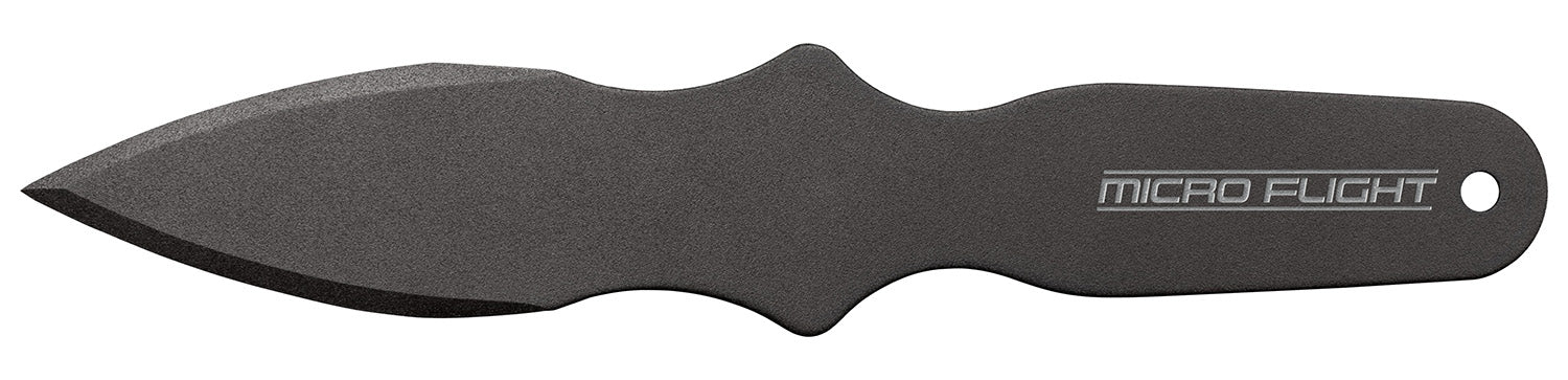 Cold Steel Micro Flight Thrower Fixed Plain Spear Point 550C Steel Blade Integral Handle CS80STMB
