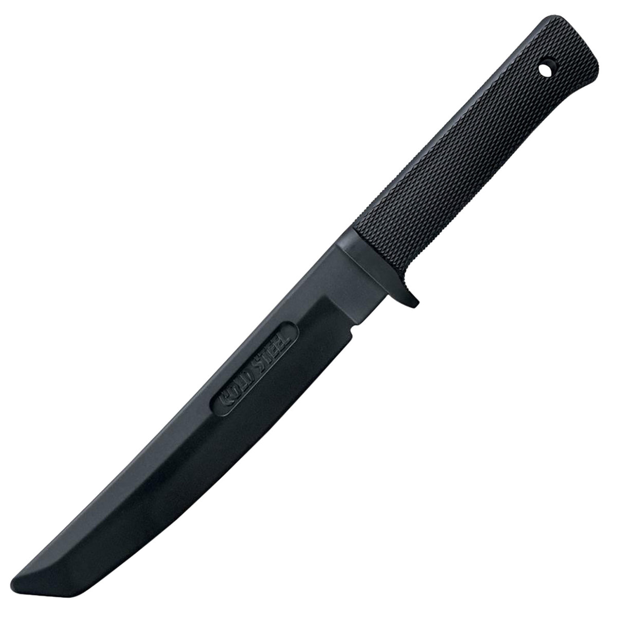 Cold Steel Recon Rubber Trainer 7" Fixed Tanto Plain Black Santoprene Training Knife CS-92R13RT