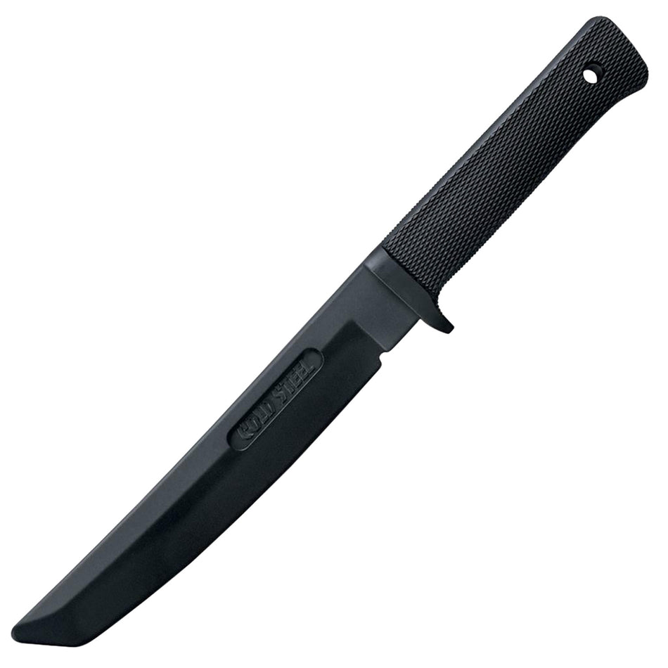 Cold Steel Recon Rubber Trainer 7" Fixed Tanto Plain Black Santoprene Training Knife CS-92R13RT