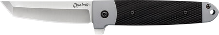 Cold Steel Oyabun CS-26T 3.50" Plain Fold Knife 4034 SS Blade Griv-Ex Black Handle w/TPR Inlay