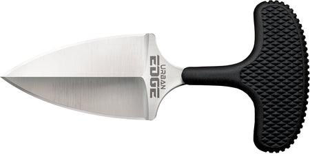 Cold Steel Urban Edge CS43XL 2.50" Fixed Stone Washed AUS-8A Stainless Steel Blade Black Kray-Ex Handle