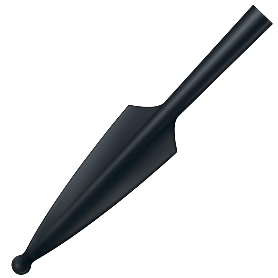 Cold Steel CS92R95 Spear Head Practice Trainer 10.66" Fixed Plain Santoprene Blade 6.33" Black Santoprene Handle
