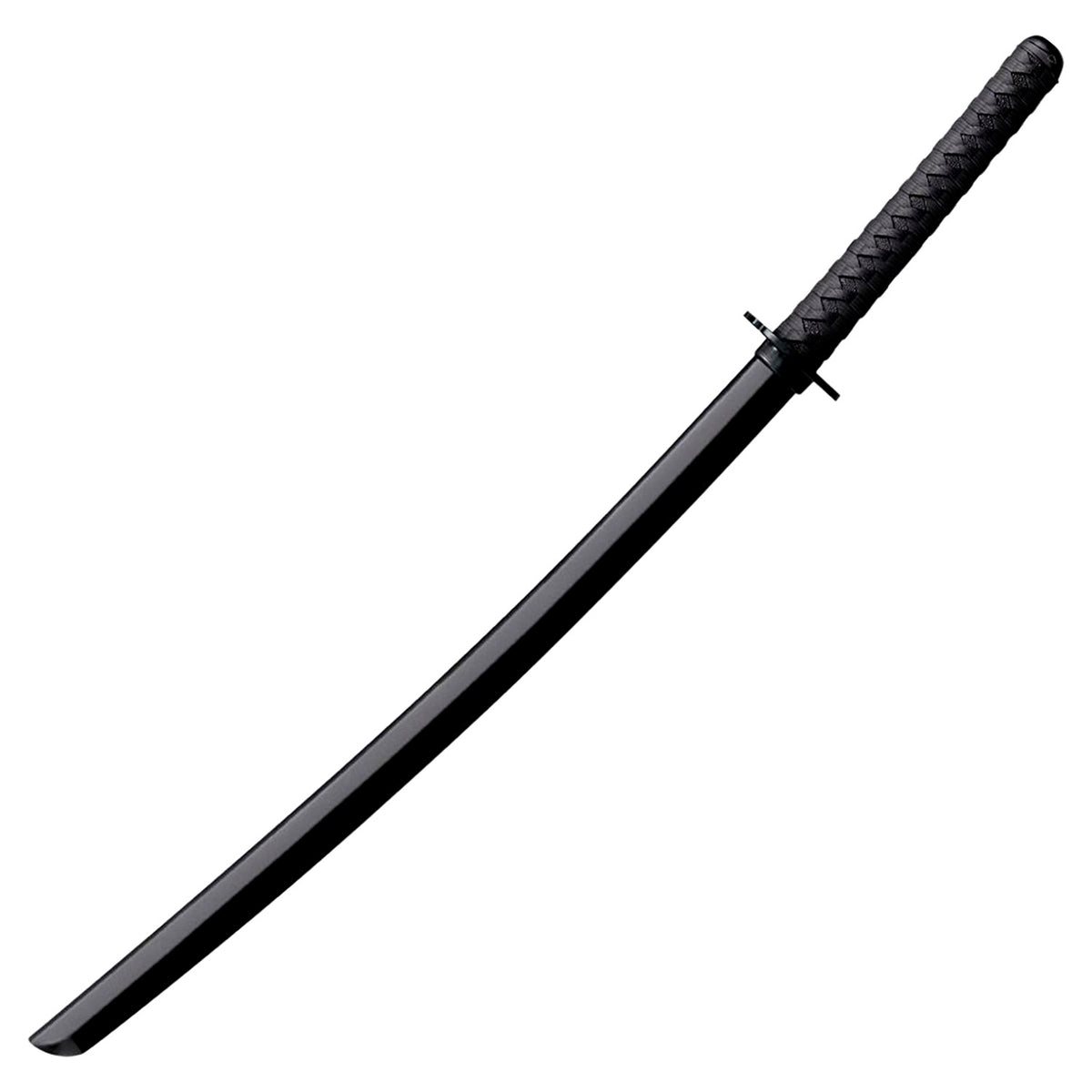 Cold Steel CS92BKKD Bokken Practice Sword 31.50" Black Polypropylene Blade Imitation Wrap Polypropylene Handle