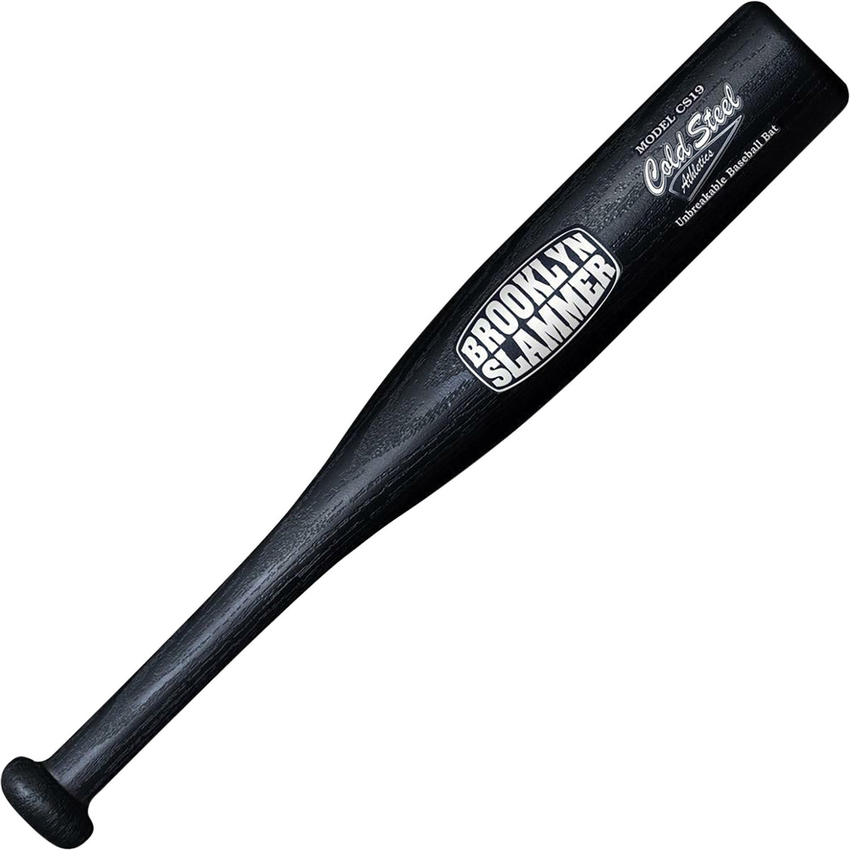 Cold Steel Brooklyn Slammer Full-Weight Compact Polypropylene Bat Black 19" CS92BSW