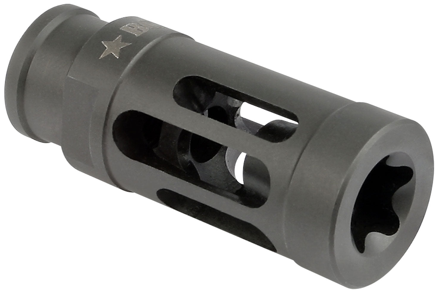 Bravo Company BCMGunfighter Mod 1 Compensator Black Stainless 5/8"-24 300 Blackout 7.62mm