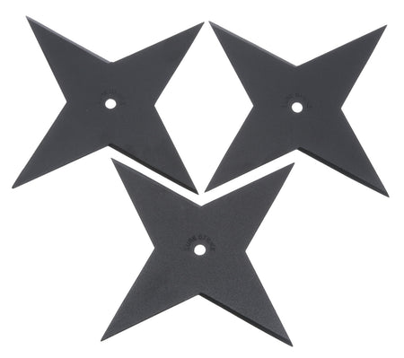 Cold Steel CS80SSC3Z Sure Strike Light 3-Point Carbon Steel Shuriken Black Epoxy Coated Finish