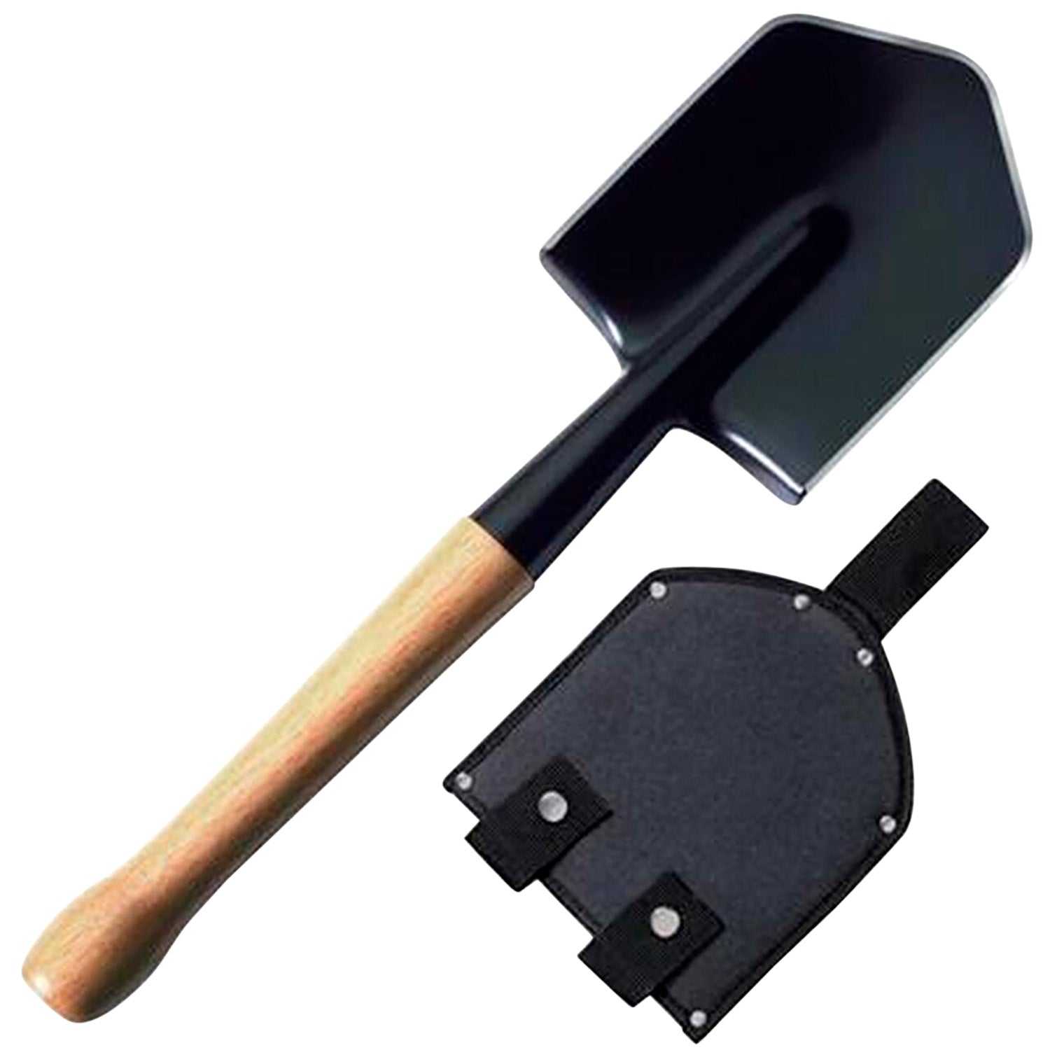 Cold Steel Spetsnaz Special Forces Carbon Steel Shovel American Hickory Handle 19.68" with Special Forces Sheath