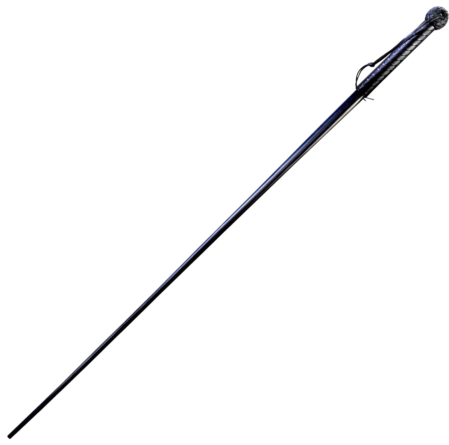 Cold Steel Sjambok Heavy-Duty Polymer Defense Whip Black 42" Kray-Ex Handle CS95SMB