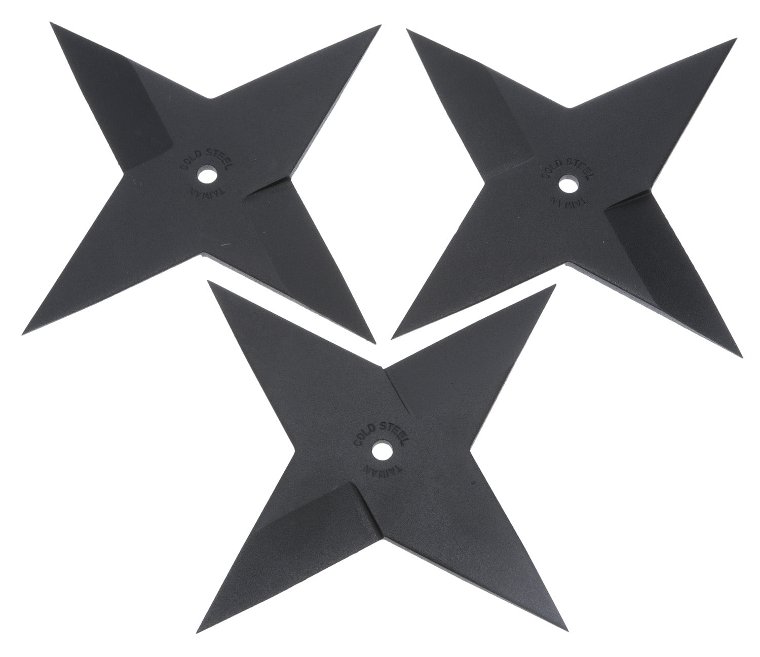 Cold Steel CS80SSB3Z Sure Strike Medium Precision Cut Carbon Steel Throwing Star Black Epoxy Finish