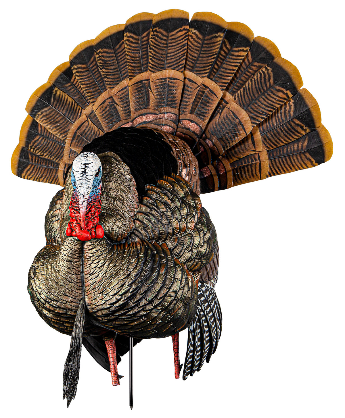 Avian X HDR Full-Strut Tom Turkey Decoy Flocked Feathers Multi Color