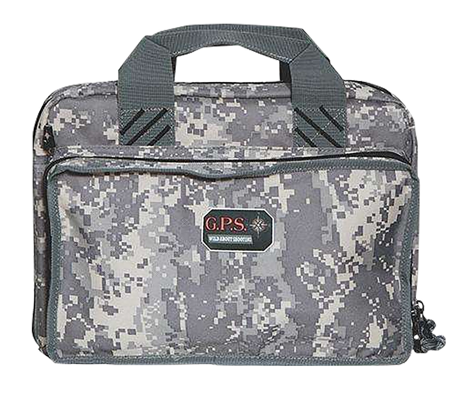GPS Bags 1310PCDC Quad Fall Digital Camo Pistol Case for 4 Handguns with Visual ID Storage