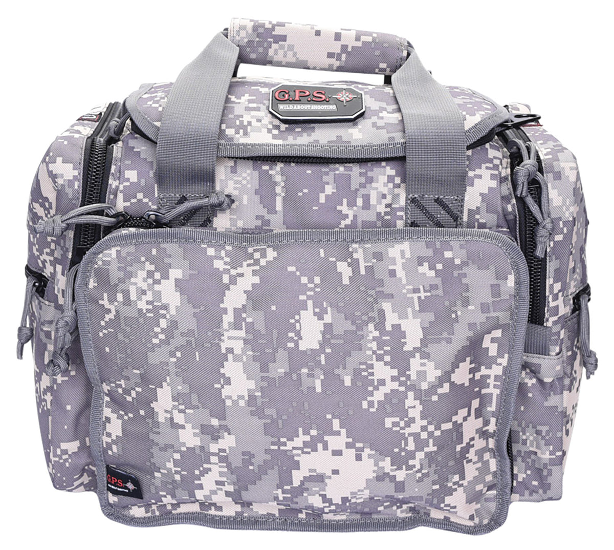 GPS Bags 1411MRBDC Medium Nylon Range Bag Digital Camo with Visual ID System and Lockable Zippers