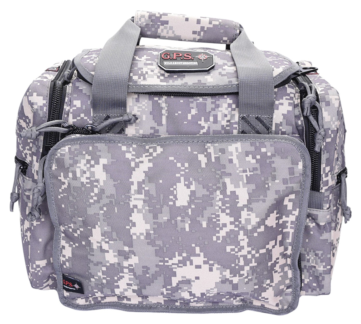 GPS Bags 1411MRBDC Medium Nylon Range Bag Digital Camo with Visual ID System and Lockable Zippers