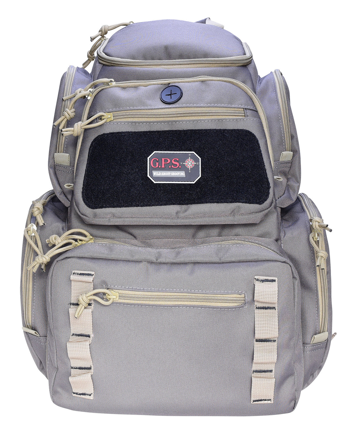 GPS Pistolero Rifle Green and Khaki Shooting Backpack Visual ID System 5 Handguns