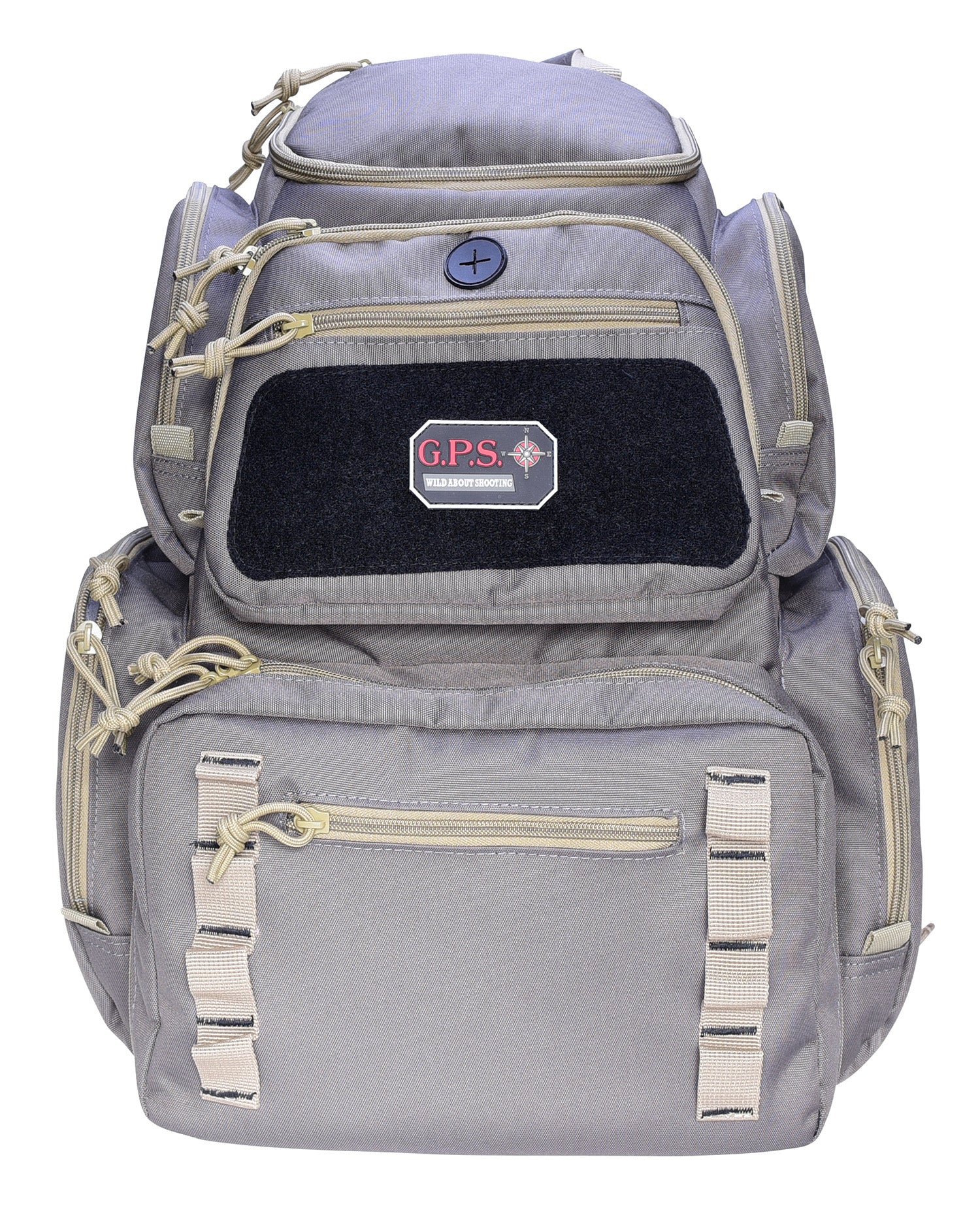 GPS Pistolero Rifle Green and Khaki Shooting Backpack Visual ID System 5 Handguns