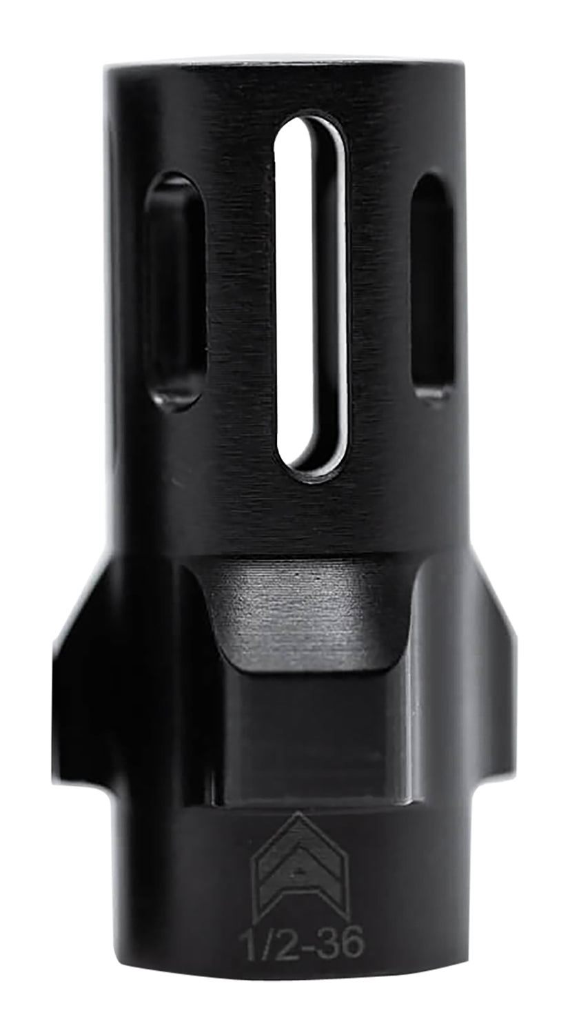 Angstadt Arms AA093LHB36 9mm Luger Tri-Lug Flash Hider 1/2-36 Threads Black Steel 1.42" OAL