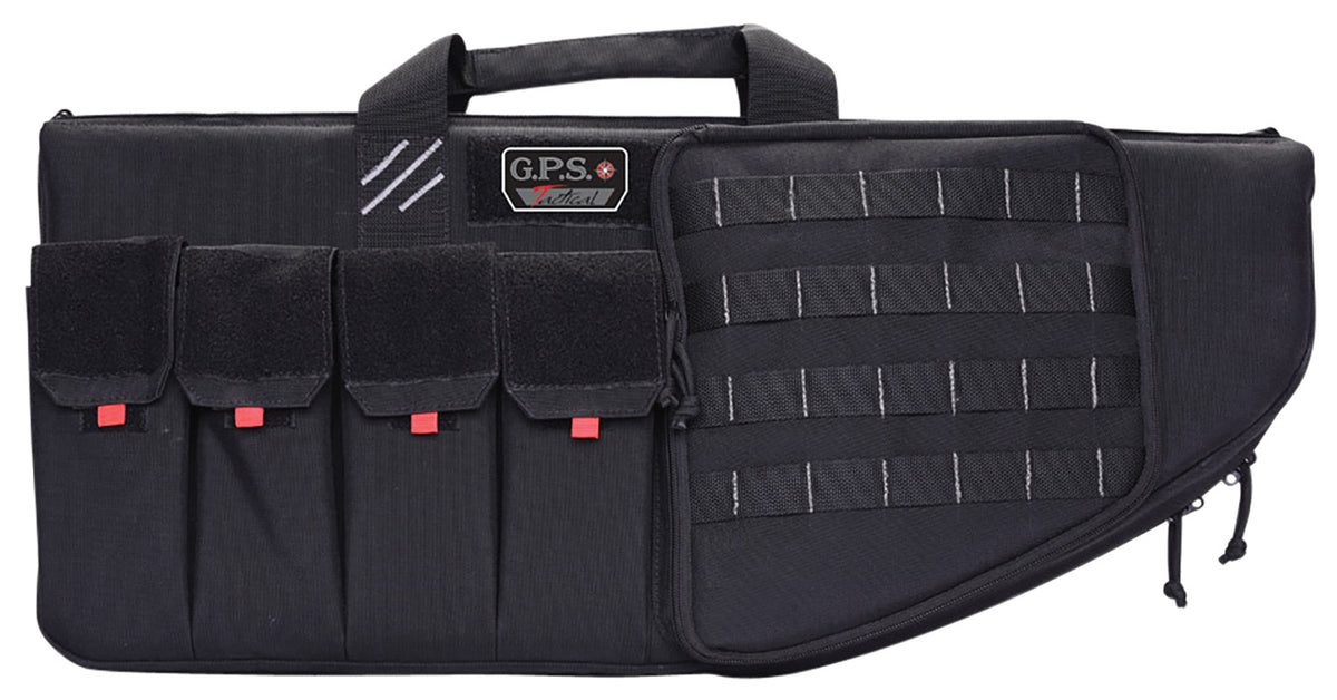 GPS Bags T30ARB 30-Inch Black 1000D Nylon Tactical AR Case with Handgun Pocket and Lockable Zippers