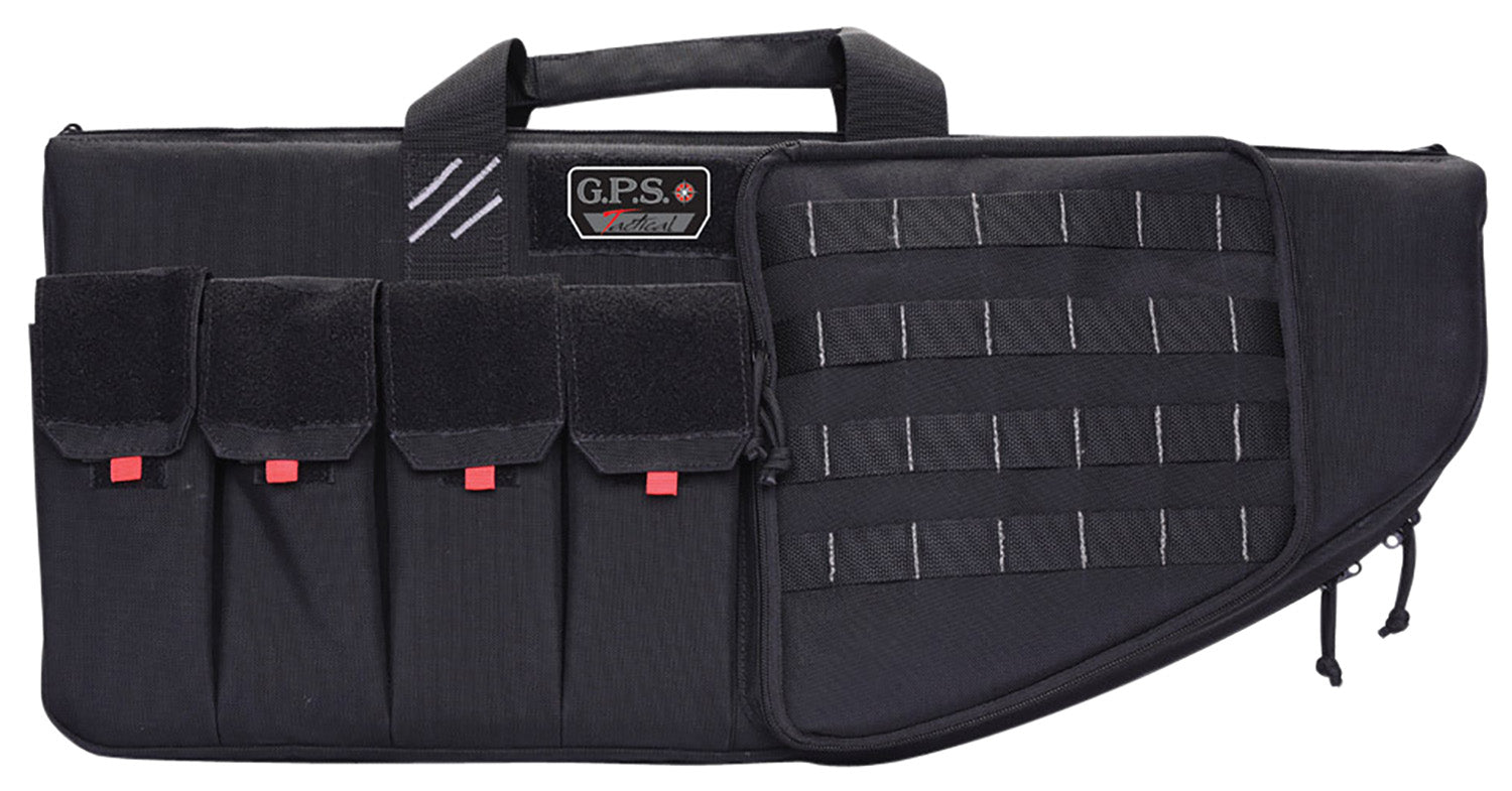 GPS Bags T30ARB 30-Inch Black 1000D Nylon Tactical AR Case with Handgun Pocket and Lockable Zippers