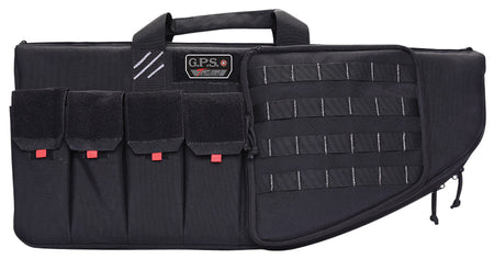 GPS Bags T30ARB 30-Inch Black 1000D Nylon Tactical AR Case with Handgun Pocket and Lockable Zippers